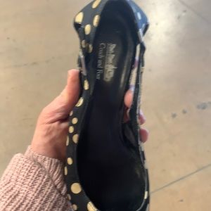 Coach and Four Polka Dot Kitten Heels